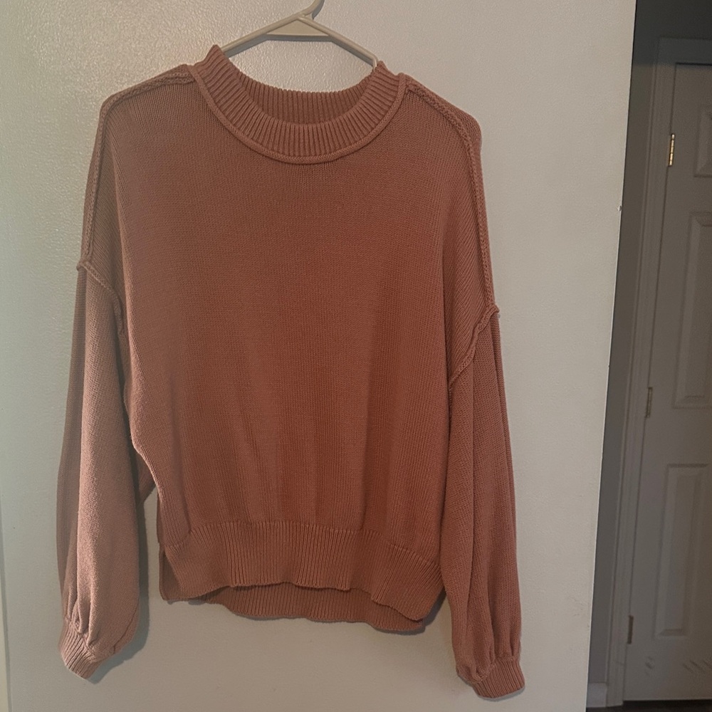 Blu Pepper Terracotta Crew Neck Sweater